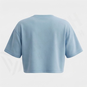 เสื้อครอปท็อปยูนิเซ็กซ์ ทรงเข้ารูป แขนสั้น ระบายอากาศ แห้งเร็ว ผ้าฝ้าย ปรับแต่งได้ ใส่ได้ทุกเพศ ทุกวัย สีสันตามสั่ง แฟชั่นฤดูร้อน - Product Image 2