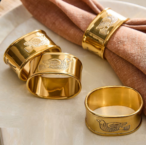 Simple Premium Decorative Metal Napkin Ring for Wedding Celebration Napkin Holder for Wedding Party Dinner <b>Table</b> - Product Image 6