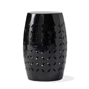 New Iron Galvanized Drum <b>Stool</b> with <b>Storage</b> Modern Round Ottoman for Living Room Home Decor Furniture Hotels Apartment Use - Product Image 4