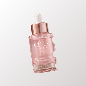 เซรั่มบำรุงผิวหน้าเกาหลี Ceraqueens K-Beauty Sera Queens EGF Tox Anti-Aging Toning Serum ผลิตในเกาหลี - Product Image 2