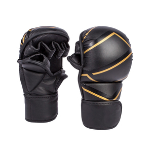 Nouveaux gants de boxe MMA personnalisés, gants d'entraînement et de combat en cuir véritable/cuir PU, gants de sparring Muay Thai - Product Image 5