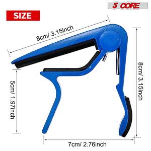 Capotasto Classico con Regolazione Rapida per Banjo, Mandolino, Ukulele e Chitarra - D0100H7C9IJ Accessori per Strumenti Musicali - Product Image 3