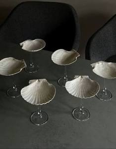 Vaso de Concha Marina Natural, Decoración para Restaurantes Costeros, Decoración de Mesa de Lujo para Resorts de Playa - Product Image 2
