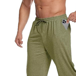 Custom Men's Flared Sweatpants Premium Streetwear Wide Leg Joggers Oem Odm Personalized Fashion Apparel - Product Image 5
