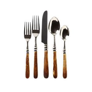 Luxury <b>Black</b> Stainless-Steel Flatware Set Vintage <b>Cutlery</b> Set with Thick Handle for Wedding and Hotel Restaurant - Product Image 6