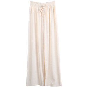 BD China Factory OEM Customized Logo Embroidery Wide Leg High Waist Straight Leg Loose Fit Casual Spring Autumn Women Pants - Product Image 2