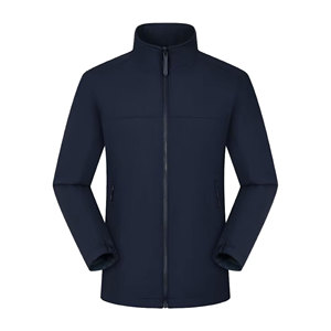Chaqueta Varsity para Hombre, Diseño Personalizado, Tejido de Poliéster/Algodón Estándar, Resistente al Viento, para Senderismo, en Blanco - Product Image 2