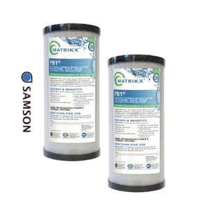 Cartouches filtrantes pour purificateur d'eau, charbon actif de coque de noix de coco, filtration fiable - Product Image 1