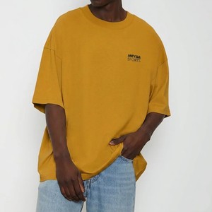 Camiseta Casual Oversize para Hombre 2026, Ajuste Holgado, Algodón Suave, Estilo Urbano, Moda de Verano, Top Minimalista, Personalizable OEM ODM - Product Image 1
