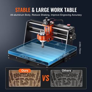 60W 3 assi GRBL controllo macchina Router CNC 1200 RPM legno acrilico MDF PVC plastica schiuma vinile 300X200X60mm incisione fresatura - Product Image 4