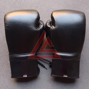 Guantes de Boxeo MMA con Cordones y Logotipo Personalizado, de Cuero Vacuno Genuino, para Entrenamiento de Adultos y Competencia de Kickboxing - Product Image 5