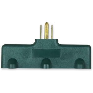 Confezione da 5: Multipresa a 3 Prese con Messa a Terra, Adattatore Estensore a 3 Poli per Carichi Pesanti - Product Image 4