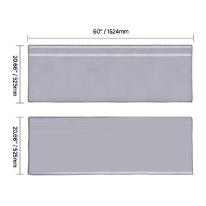 <b>Portable</b> <b>AC</b> Hose Duct Vent Cover Sleeve 5-5.9\" Diameter Exhaust Air Conditioner Hose Wrap Heat Insulation Materials - Product Image 2