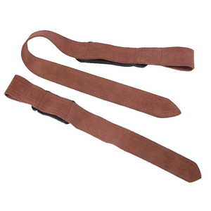 Correas de Cuero de Vaca Resistentes Personalizadas para Entrenamiento en Gimnasio, Levantamiento de Pesas y Powerlifting - Duraderas, Antideslizantes, Transpirables y Ecológicas - Product Image 3