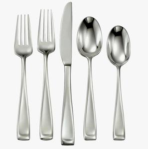 Juego de cubiertos de acero inoxidable premium de 65 piezas, vajilla duradera para cenas familiares a precio económico. - Product Image 5