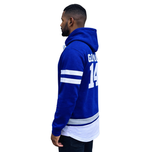 Sweat à capuche bleu Phi Beta Sigma, vêtements de fraternité grecque avec un design audacieux, confort premium et style athlétique - Product Image 3