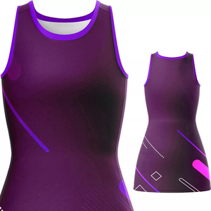 Maillots et shorts de netball personnalisés avec logo d'entreprise, impression par sublimation, extensibles dans quatre sens, pour équipes féminines - Product Image 4