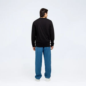 Sudadera de Forro Polar para Hombre, con Logotipo Personalizado, de Alta Calidad, Manga Larga, Cuello Redondo, Antipilling, Diseño Moderno 2025, Precios Económicos - Product Image 5