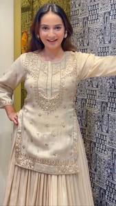 Traditional Indian <b>Lehenga</b> Dupatta Outfit Modern <b>Lehenga</b> <b>Top</b> Dupatta Set Elegant Women <b>Lehenga</b> Three Piece Set - Product Image 5