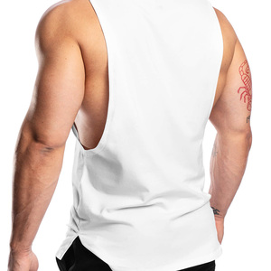 Débardeur Homme Sans Manches Tendance Motif Musculaire Broderie Dessin Animé Tricoté Coton Fibre de Bambou Style Urbain - Product Image 4