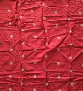 Sari Reversible de Algodón Puro Tejido a Mano, Estampado, para Fiestas de Verano, Sin Arrugas, de Secado Rápido, K V International - Product Image 5