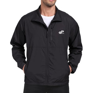 Vestes de golf professionnelles pour hommes, coupe-vent, OEM ODM, imperméables, coupe-vent, logo personnalisé, impression sérigraphique, livraison mondiale - Product Image 1
