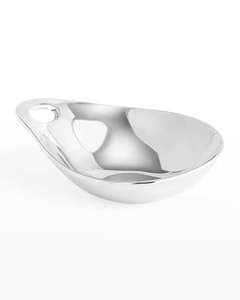 Tazón grande redondo de aluminio para servir, ideal para buffet, catering, fiestas y exhibición de alimentos en banquetes. - Product Image 1