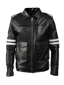 Chaqueta de Cuero para Hombre, Estilo Urbano, Modelo Alex Mercer Prototype, Resistente al Viento y Ecológica - Product Image 1