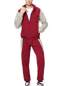 Men Tracksuit 2 Piece Casual Long Sleeve Zip up Jacket and Pants Set Athletic Tracksuits Sports <b>Jogging</b> <b>Suits</b> - Product Image 3