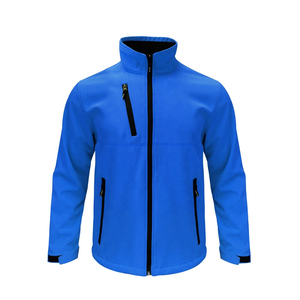 Veste en polaire orange pour homme, col montant, fermeture éclair, coupe-vent, décontractée, pour l'automne, coupe régulière, en polyester - Product Image 5