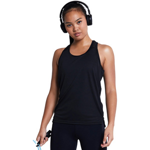 <b>Women's</b> Solid Color Crew Neck <b>Tank</b> <b>Top</b> High Quality Eco-Friendly Quick Dry Breathable Knitted <b>Wool</b> Sleeveless <b>Top</b> Customizable - Product Image 4