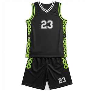 Uniforme de Baloncesto de Alta Gama, Nuevo Estilo, Personalizado con el Logotipo del Equipo, Reversible, de Secado Rápido, Transpirable, 100% Poliéster - Product Image 6