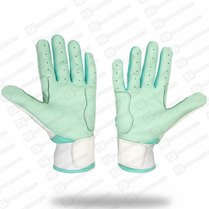 Gants de frappeurs sportifs sur mesure de qualité supérieure en Spandex/Polyester pour adultes, ambidextres, avec fermeture Velcro, pour l'entraînement, tailles XL XXL - Product Image 3