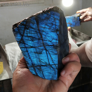 Piedra de Labradorita Azul Fuego Natural al por Mayor, Cristal en Bruto para Joyería y Decoración del Hogar, Piedra Tradicional - Product Image 4