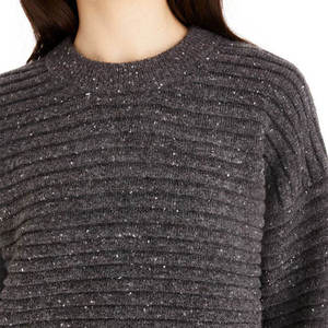 Blubelle – Nouveau pull jacquard tricoté épais à motif fraise pour femme, col rond, manches longues, coupe ample, décontracté, anti-rétrécissement, collection automne-hiver - Product Image 4