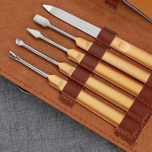 Travel Manicure Pedicure Set Compact Stainless Steel <b>Nail</b> Grooming Tools <b>Kit</b> with Clipper Nipper Scissors File and Tweezers - Product Image 6