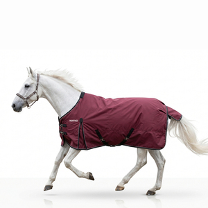 Manta para Caballos Ligera, Transpirable, Impermeable, de Tela Ripstop, para Protección en Establos y Exteriores - Product Image 1
