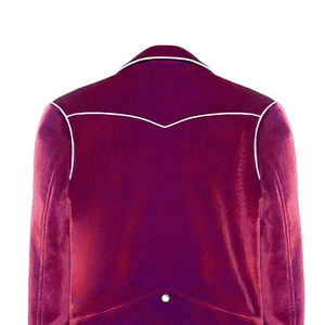 Veste de Costume Classique en Velours pour Homme, Premium, Douce, Hiver, Col Montant, avec Logo Frontal, Élégante pour Mariage - Product Image 5