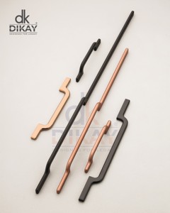 DIKAY minimalist design Aluminum alloy cabinet handles Durable wardrobe <b>door</b> hardware Bar cabinet handles kitchen - Product Image 1