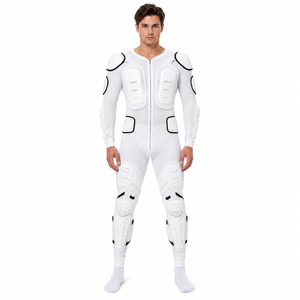 Trajes de protección que ofrecen seguridad premium con tela ligera de alta durabilidad, cobertura completa del cuerpo, a prueba de polvo y ajuste cómodo. - Product Image 1