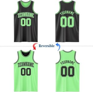 Custom Reversible Basketball Jersey Set Personalized Sleeveless <b>Athletic</b> Team Uniform Tank & Shorts for Men Women Youth - Product Image 3