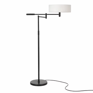 Lámpara de Pie LED de Metal Forjado con Pantalla de Tela para Interiores, Altura Ajustable, Diseño Minimalista para Sala de Estar, Venta Caliente, Envío Directo - Product Image 1