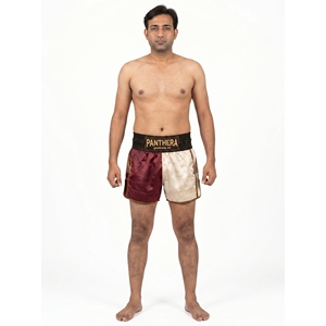 Shorts de combat Muay Thai en satin pour hommes Macho avec étiquette OEM personnalisée - Product Image 1