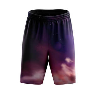 Pantalones Cortos Deportivos para Hombre, con Cordón, 100% Poliéster, Sublimados, Transpirables, de Secado Rápido, para Correr, Trotar, Baloncesto y Deportes de Verano - Product Image 3