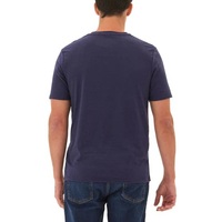 Kaos Pria Katun 100% Musim Panas Model Regular Fit Warna Solid Sablon Logo Custom dari Pabrik Bangladesh, Kaos Putih V-Neck Basic