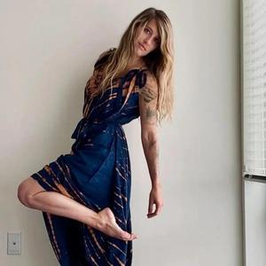 Womens Tie Dye Wide Leg Jumpsuit Sleeveless Deep V Neck Boho Summer <b>Beach</b> Romper - Product Image 5