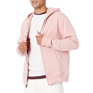 Sudadera con capucha premium de alta calidad para hombre, con logo personalizado, transpirable, de manga larga, básica, de mezcla de algodón. - Product Image 5