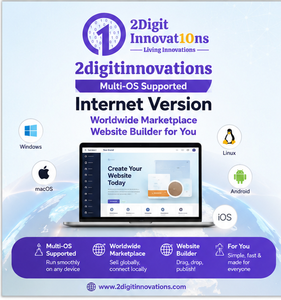 2digitinnovations Multi-OS Supported Internet Version Worldwide Marketplace Website <b>Builder</b> for You - Product Image 1