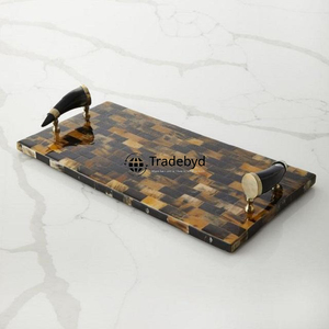 Bandeja de Cuerno Moderna Hecha a Mano, Decorativa de Lujo y Calidad Premium para Comedor, por Tradebyd - Product Image 6
