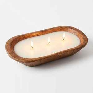 Bol à pâte rond en bois, écologique, fait main, en bois massif, pour salade, vaisselle de cuisine haut de gamme, fournitures en gros - Product Image 4